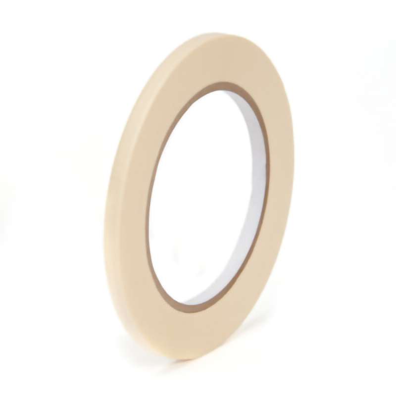 Masking Tape, 1/4"x60 Yds, 3" Core, 4.6 mil, Tan
